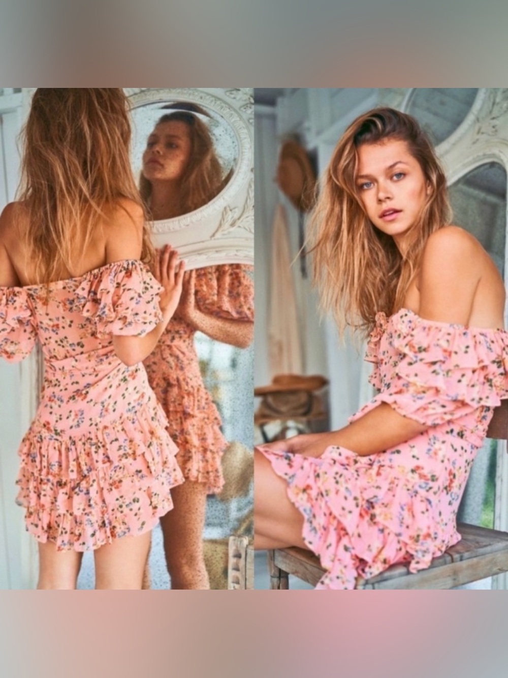 LoveShackFancy Silk Drees Size 8